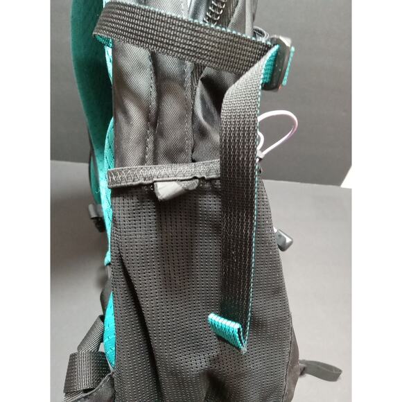 The North Face Borealis Backpack Hiking, Camping, School, Work Black Teal Purple - Picture 4 of 14